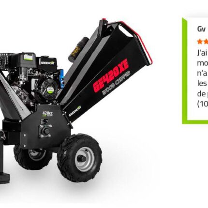 Broyeur de végétaux thermique 420 cc 120 mm démarrage électrique – image 1