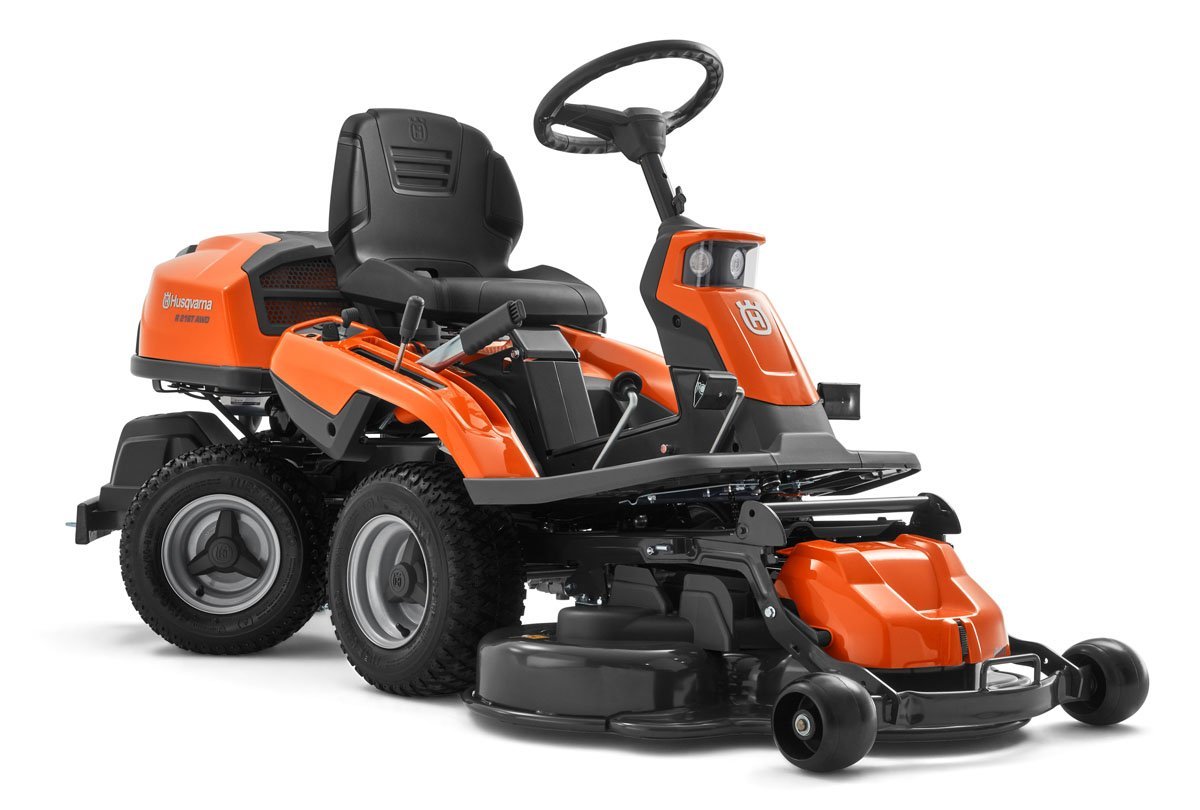 Husqvarna R 216T AWD tondeuse frontale avec plateau Combi 103 cm
