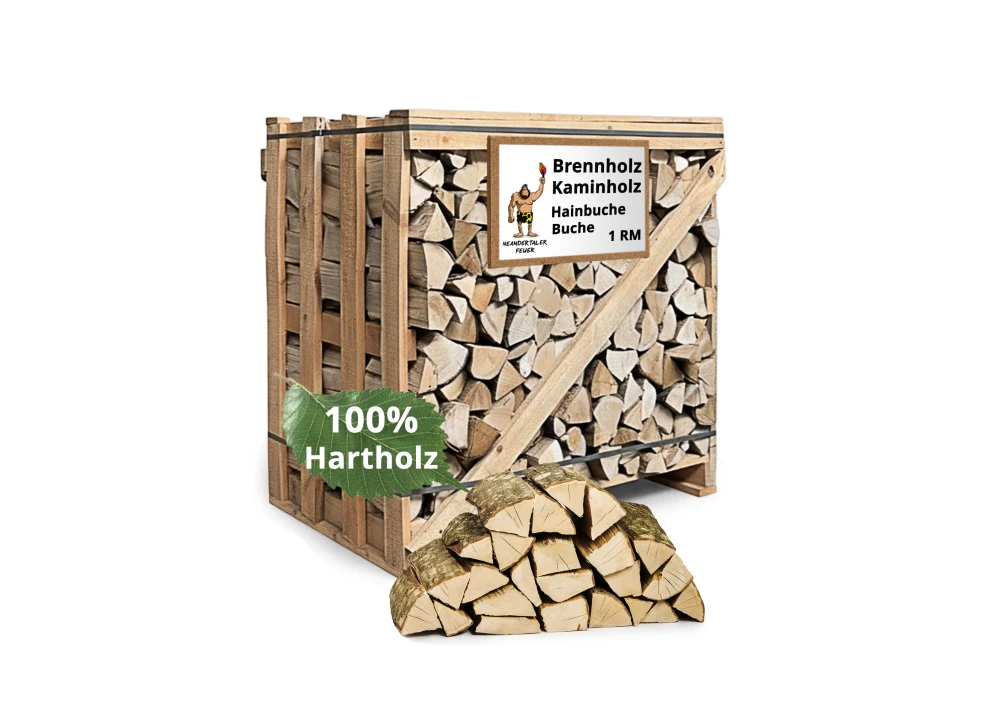 Bois de chauffage charme et hêtre 2 RM – bûches 33 cm