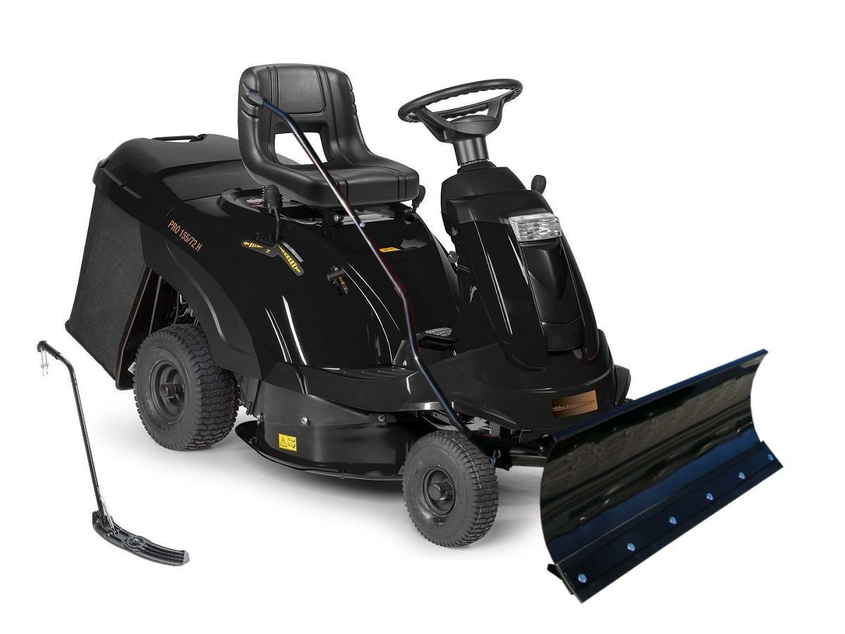 Black Edition Pro 155/72 H tondeuse autoportée avec Schneeschild 100