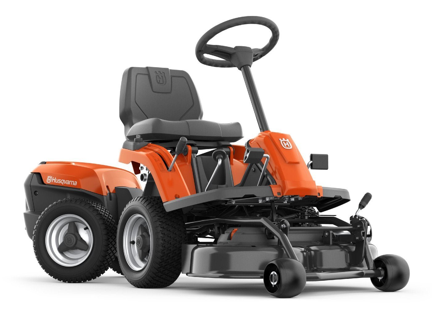 Tondeuse frontale HUSQVARNA R 112iC Combi 85 avec batterie et chargeur