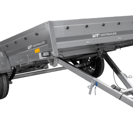 Remorque à un essieu 264x150 UNITRAILER GARDEN 265/R KIPP suspension à ressorts PTAC 750 kg – image 1
