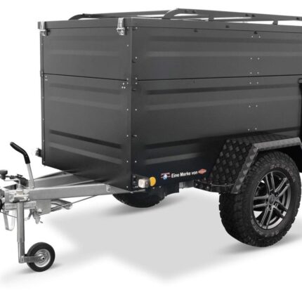 Remorque tout-terrain KT-EB2 Plus 1000 kg avec rehausse noire