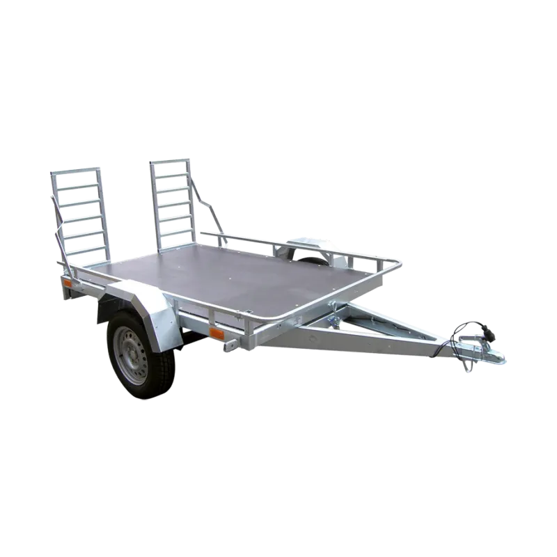 Remorque plateau SOREL 8310 PTAC 500 kg 216x130 cm basculante non freinée – image 1