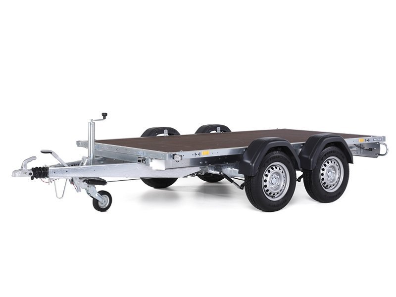Remorque plateau STEMA STP O2 15-25-15.2 1500 kg sans ridelles