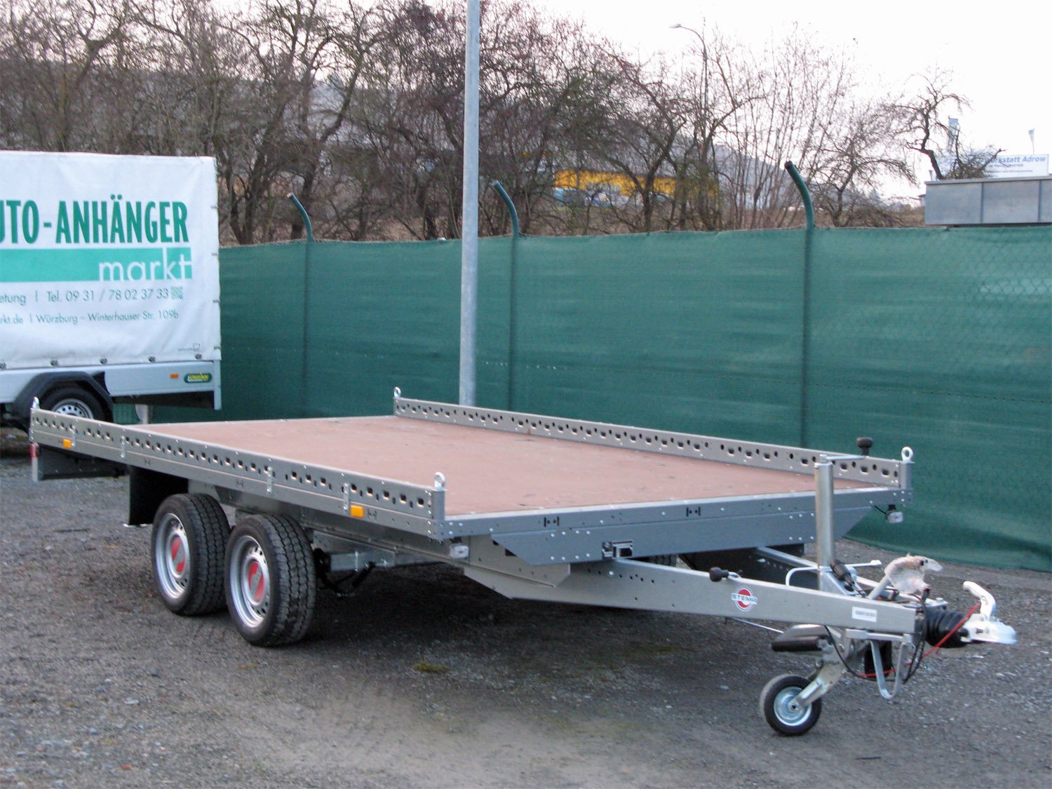 Remorque porte-voiture STEMA Carrier XL SHA O2 35-40-20.2 avec rampes