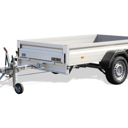 Remorque utilitaire Unsinn UT-K 2514-13-14 avec rampe grillagée