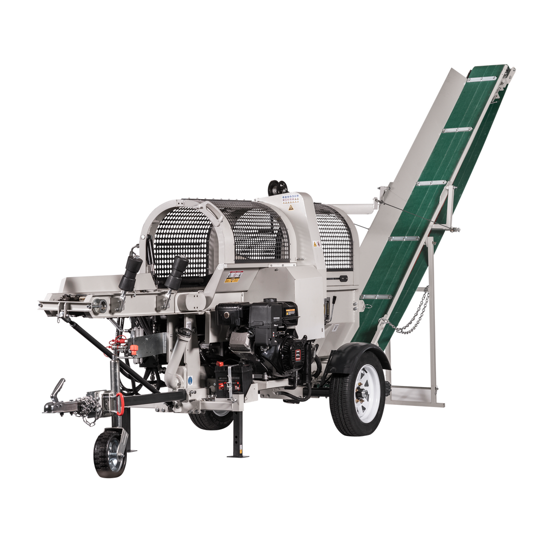 Fendeuse-scie électrique LUMAG SSA400EHPROS avec convoyeurs